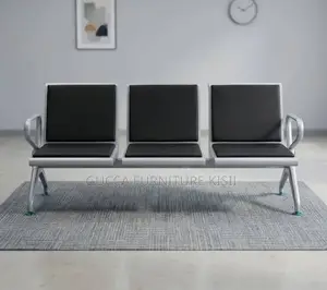 3 Seater Padded Ergonomic Airport Reception Area Bench