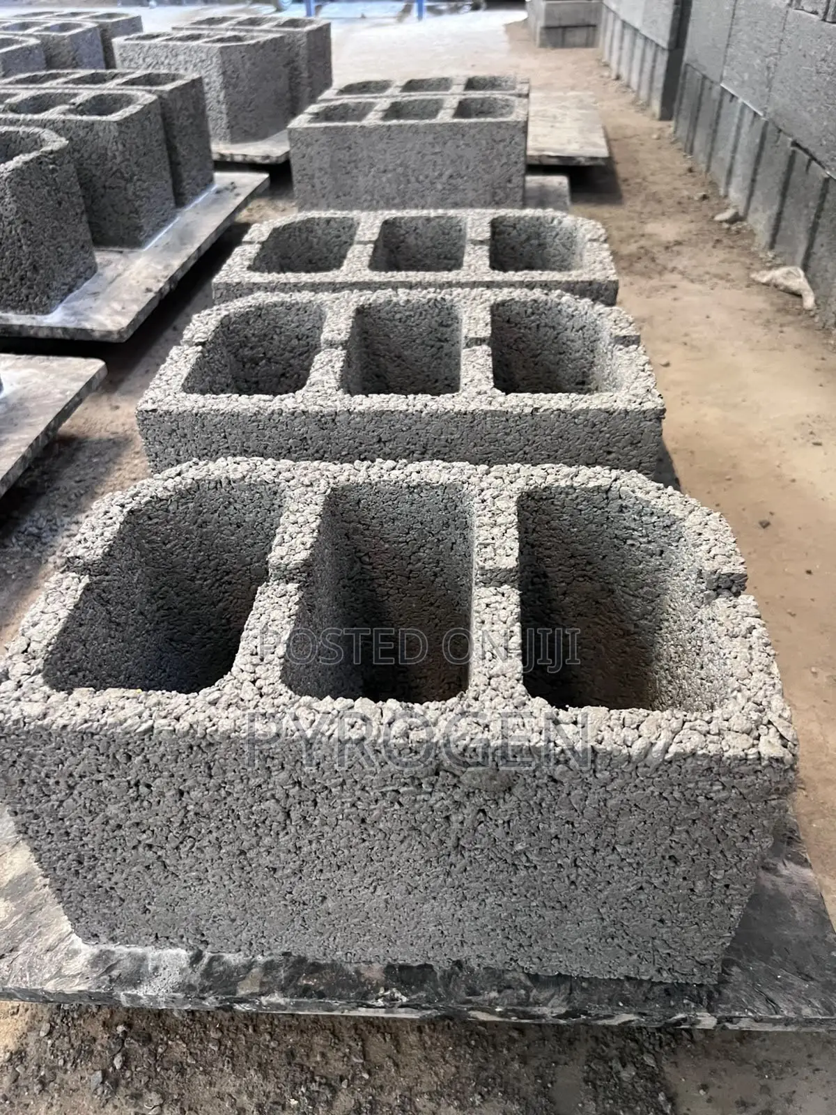 Concrete Hollow Pots 380 X 230 X 200 Mm