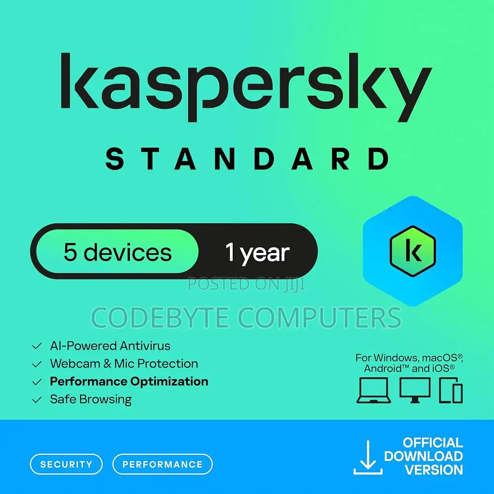 Kaspersky Standard 5 Devices - 1 Year