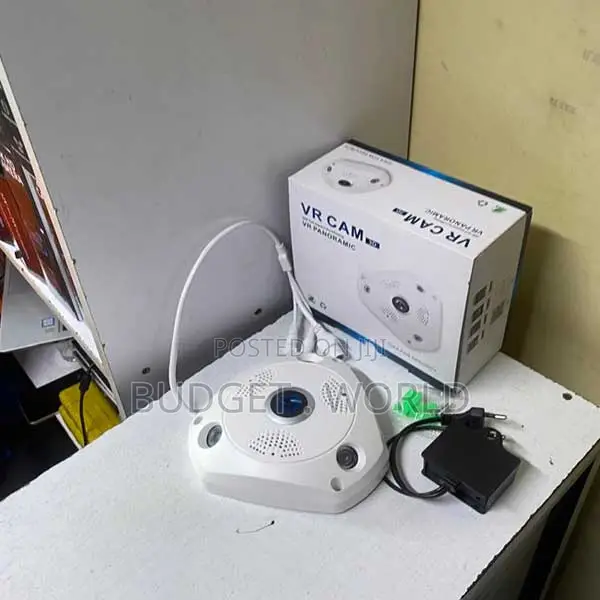 Wireless Ceiling Dome Surveillance Vr Fisheye 360 Degree Overall View