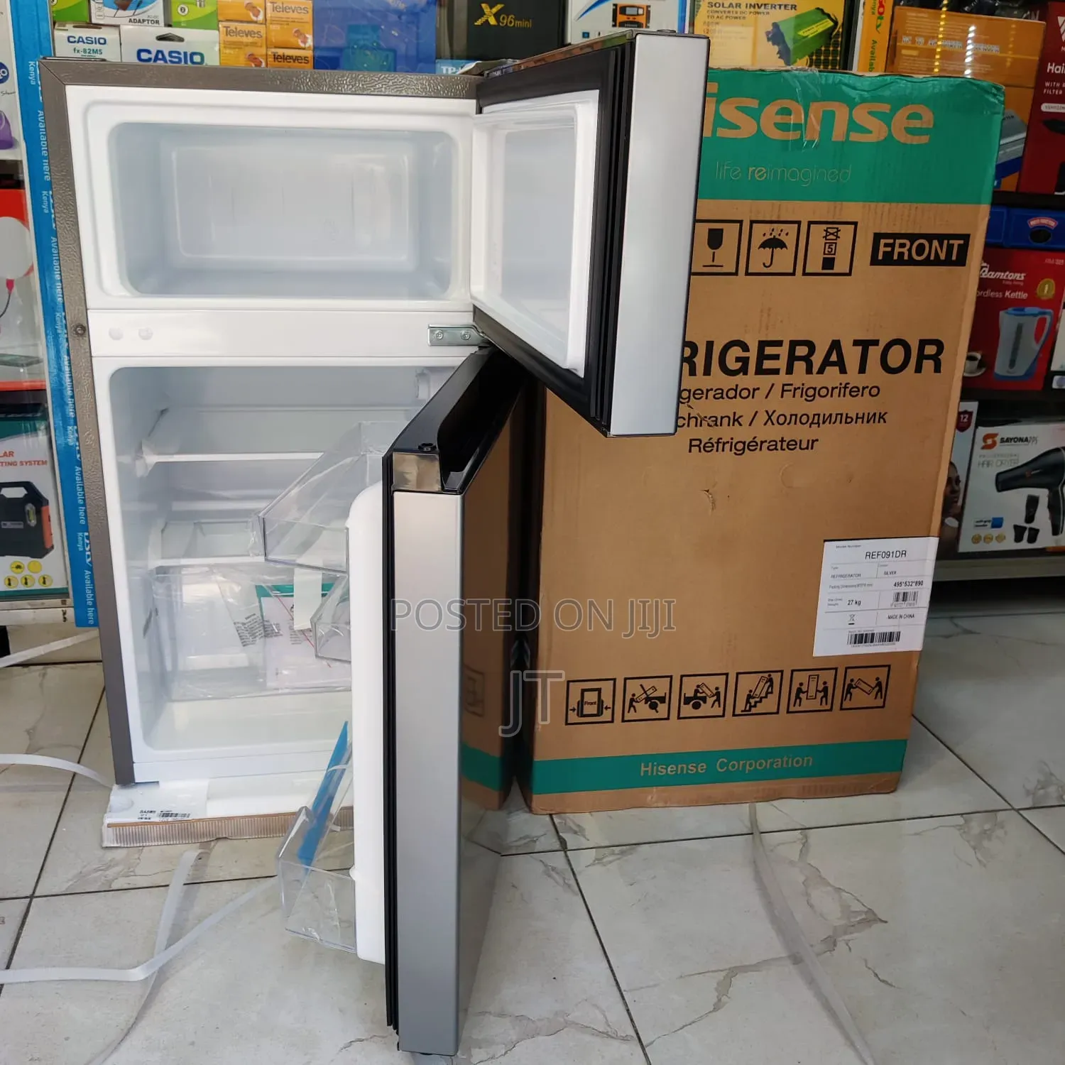 Hisense 91Litres Double Door Fridge