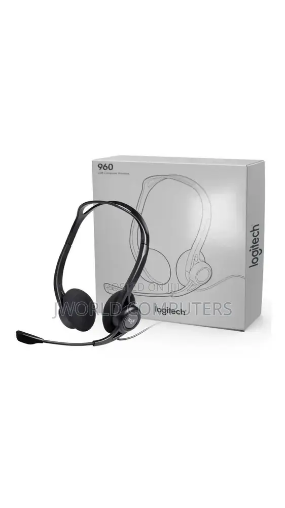 Logitech PC960 USB Headset With Noise-Cancelling Mic