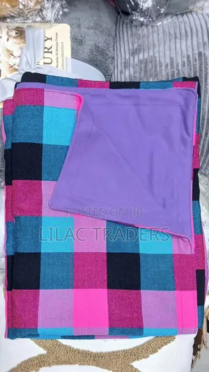 Quality Maasai Shuka Fleece Blanket for Home Use