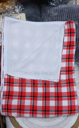 Reversible Maasai Shuka Blanket With Fleece Backing