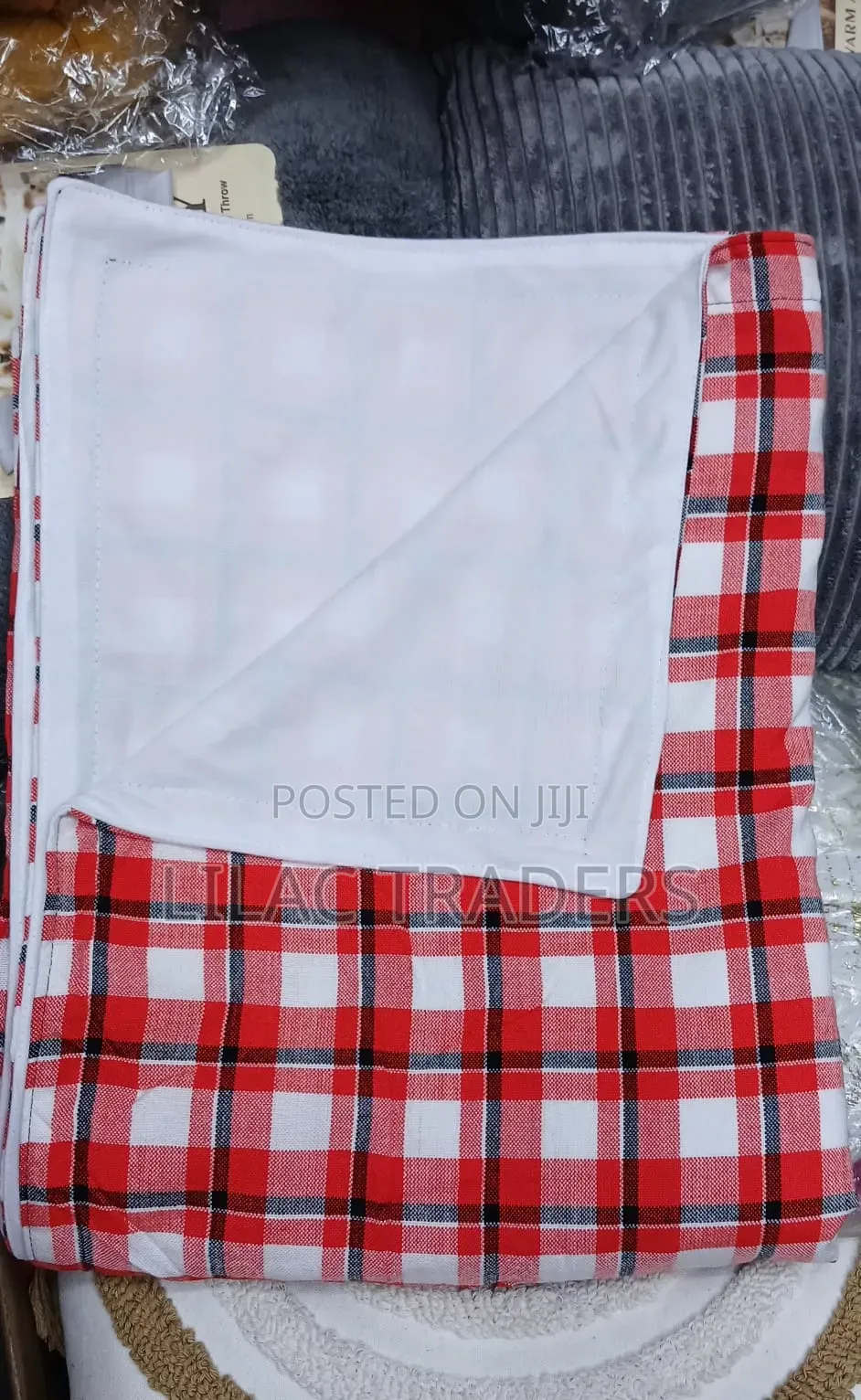 Reversible Maasai Shuka Blanket With Fleece Backing
