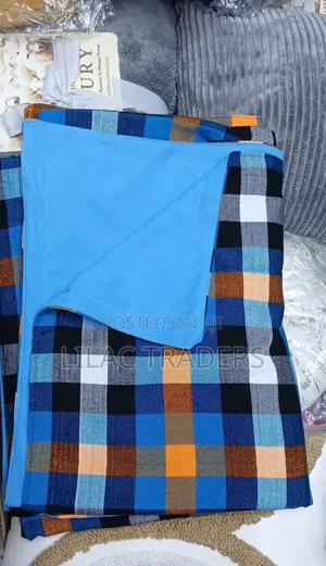 Soft Fleece Maasai Blanket for Bed, Travel & Picnics.