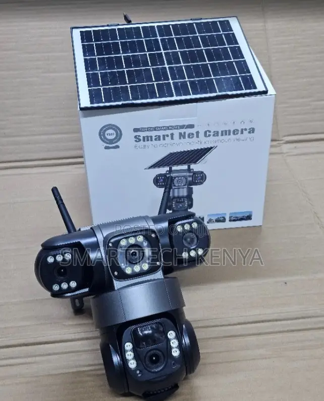 Triple Lens Solar Camera Wifi Enabled With Instant Phone Alerts