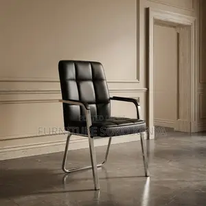 Leather Modern Seats | Mid Backrest Reception Area Chair