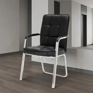 Leather Modern Seats | Mid Backrest Reception Area Chair