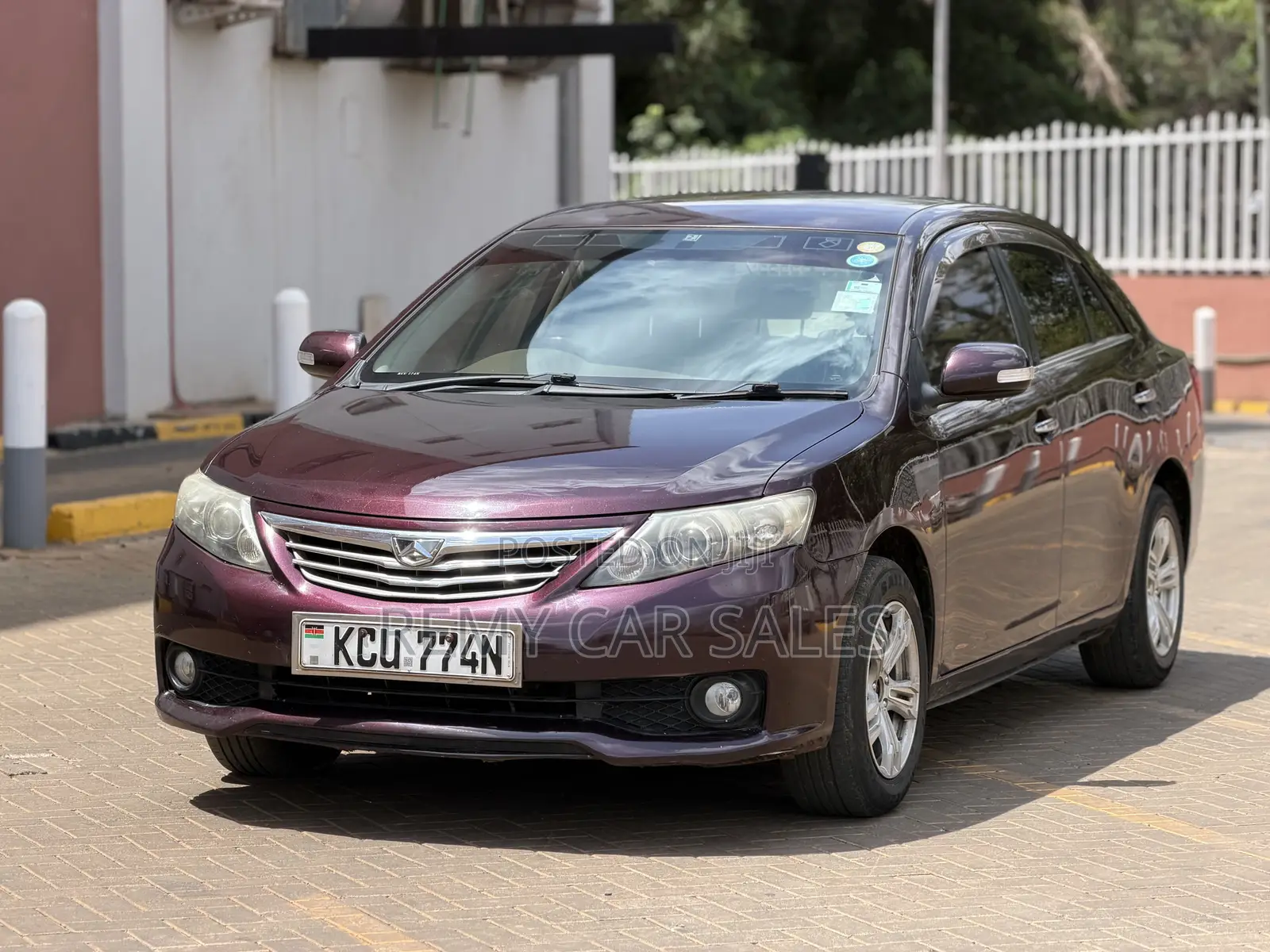 Toyota Allion 2012 Burgundy