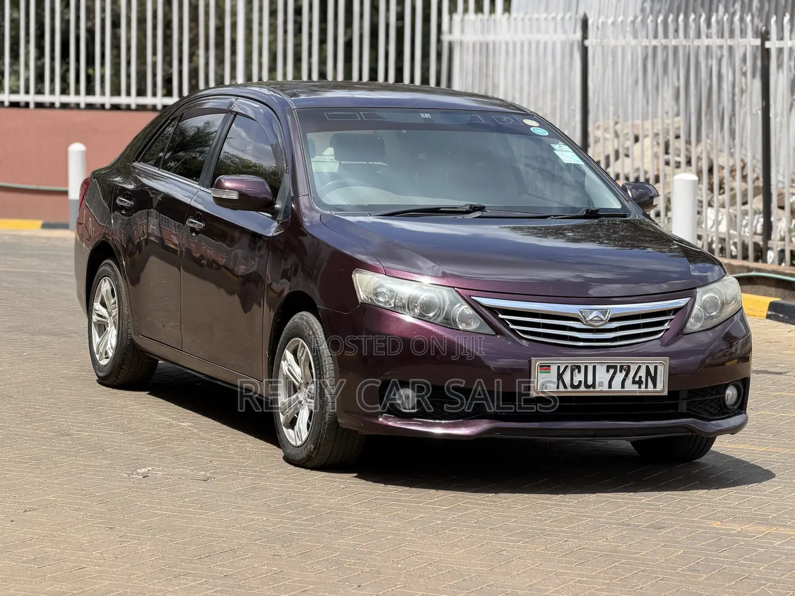 Toyota Allion 2012 Burgundy