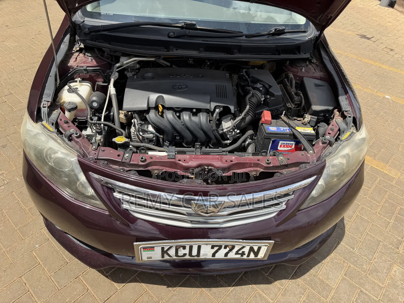 Toyota Allion 2012 Burgundy