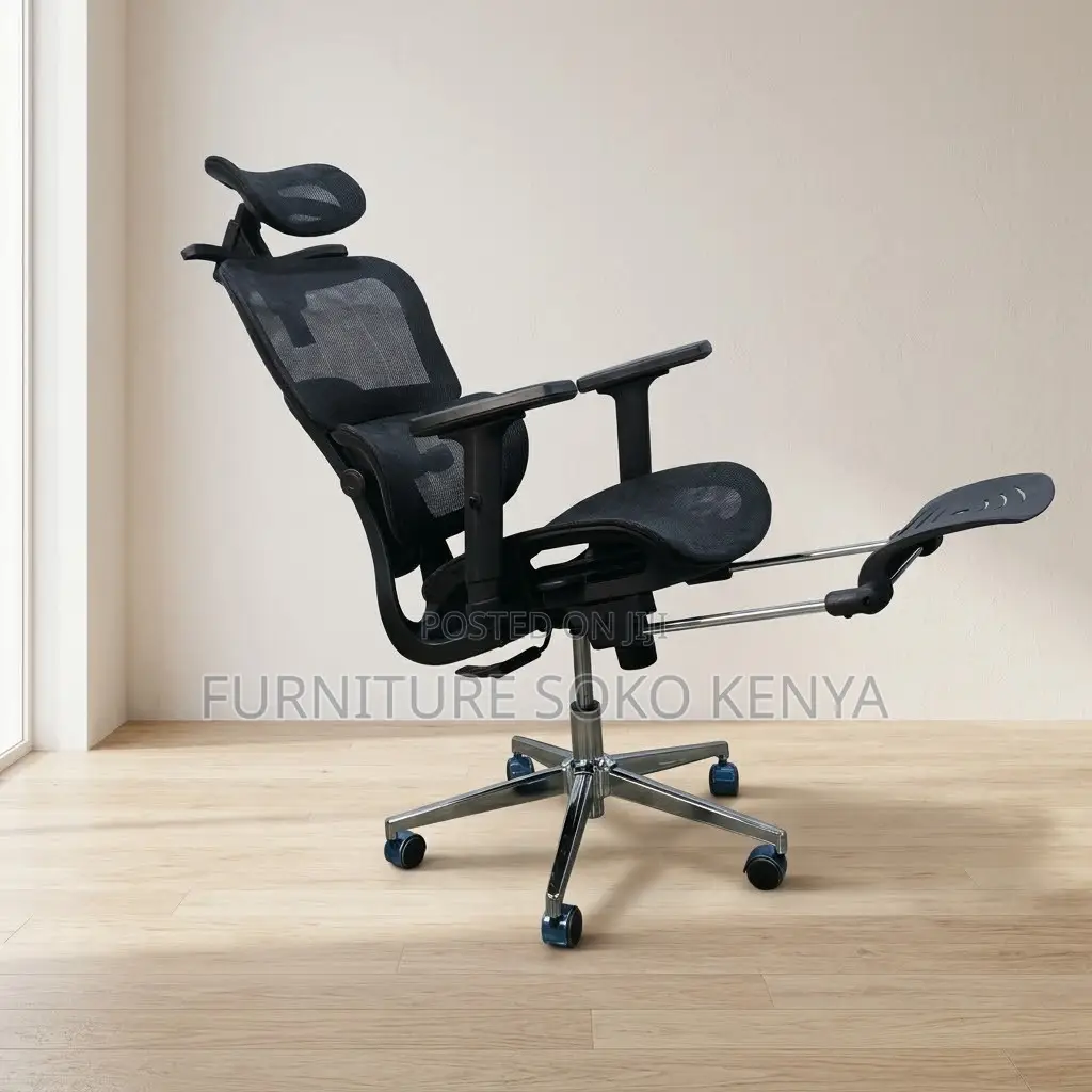 Executive Ergonomic Seat | Orthopedic Modern Black Chairs