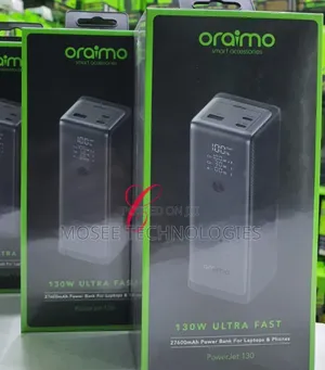 Oraimo PowerJet 130 OPB-727SQ – Laptop & Phone Power Bank