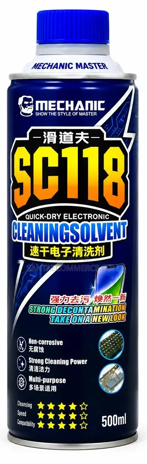 Mechanic SC118 Quick-Dry Electronic Cleaning Solvent