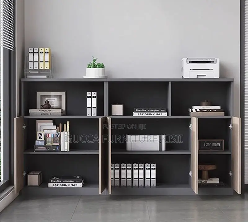 Executive Home/Office Custom Modern Wooden Cupboard