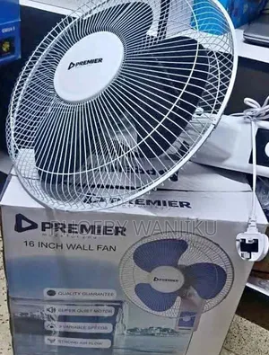 Premier 16 Inch Wall Fan 3 Speed Control
