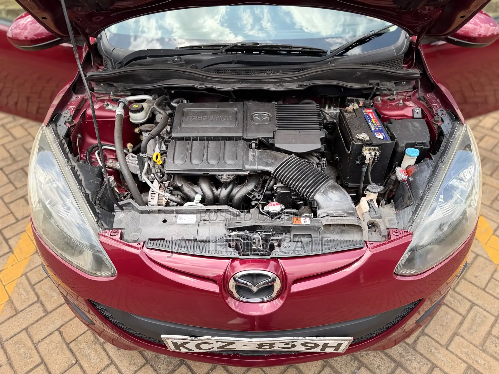 Mazda Demio 2013 Maroon