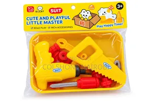 SUIT Kids Pretend Play Tool Set With Toy Drill, Saw, Screwdriver