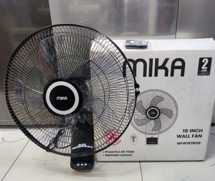 Mika 18" Wall Mounted Fan With Remote