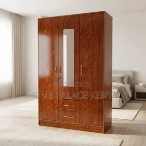 Home Wardrobe; 3-Door Wardrobe With Drawers