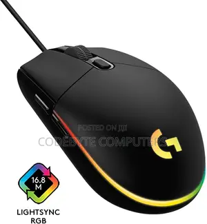 Logitech G102 LIGHTSYNC RGB 6 Button USB Gaming Mouse - Black -