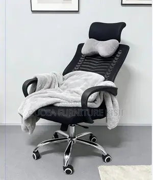 Breathable Mesh Headrest Secretarial Office Chair.