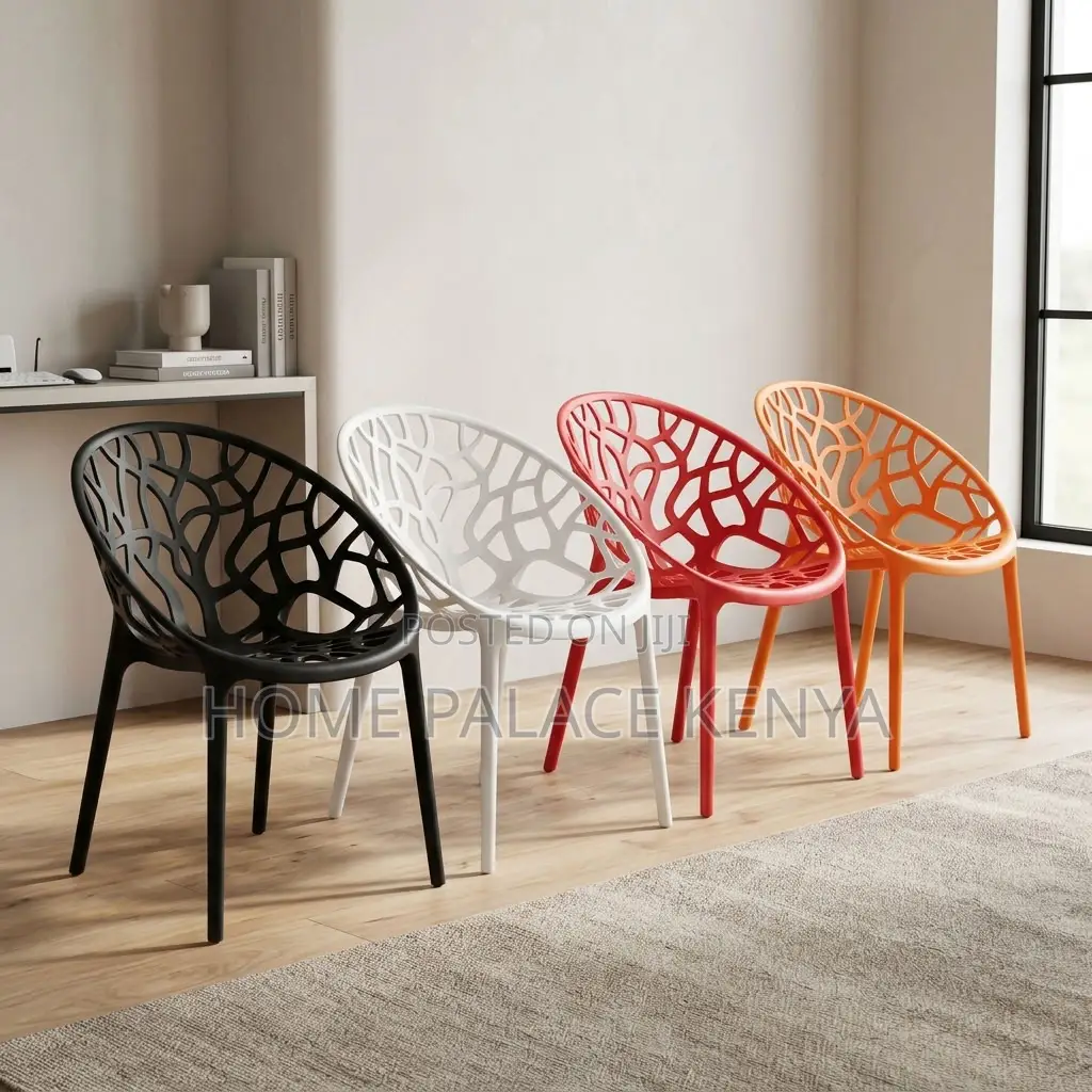 Plastic Chair; Stackable Plastic Chair for Space Saving Storage