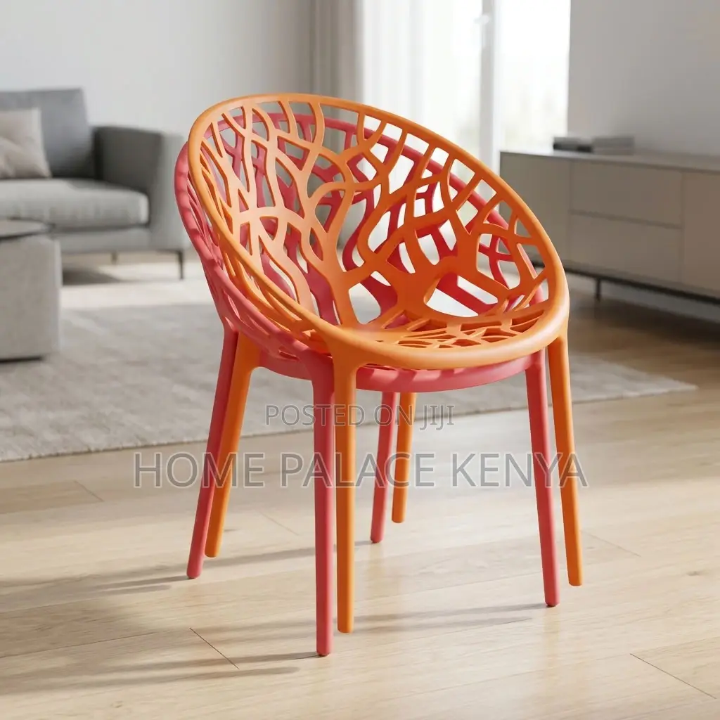 Plastic Chair; Stackable Plastic Chair for Space Saving Storage