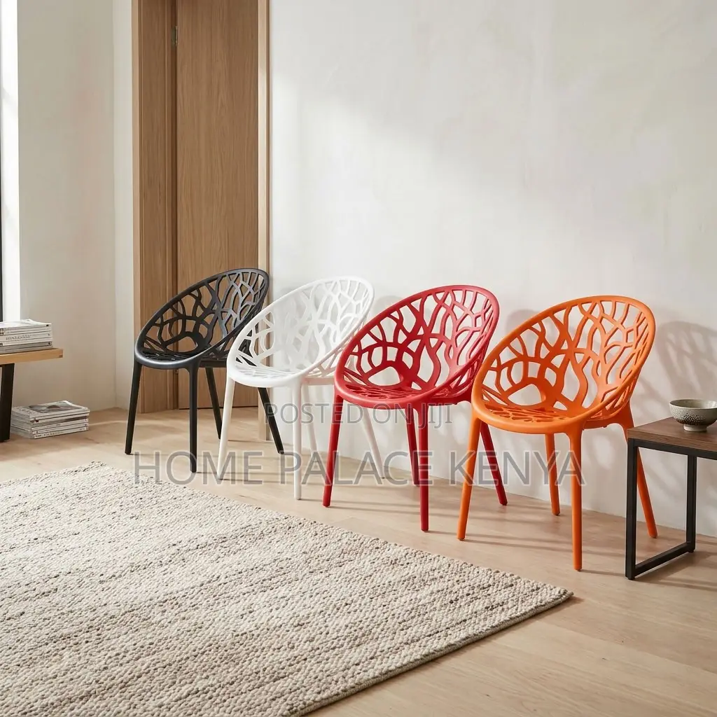Plastic Chair; Stackable Plastic Chair for Space Saving Storage