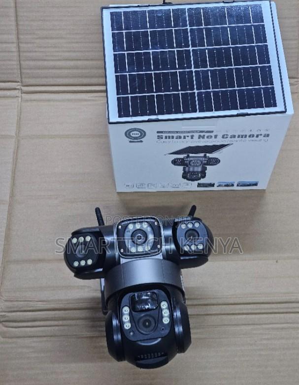 Triple Lens Solar 4G Security Camera Outdoor Security CCTV - main view