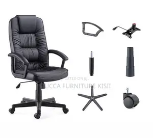 Comfortable High Back Adjustable PU Leather Boss Chair