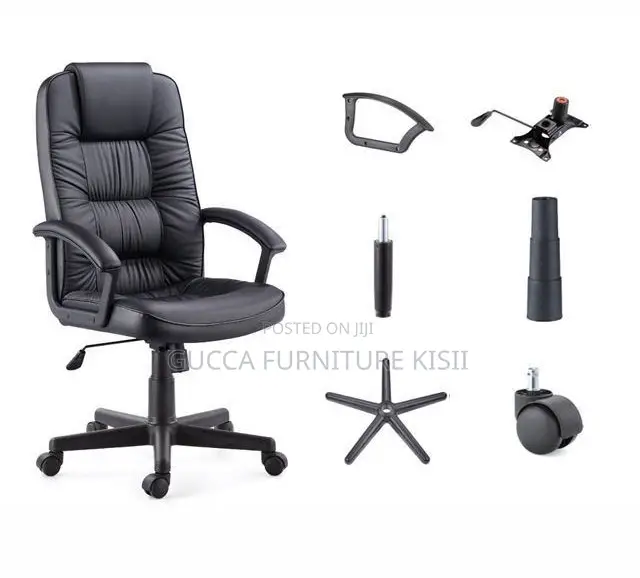 Comfortable High Back Adjustable PU Leather Boss Chair