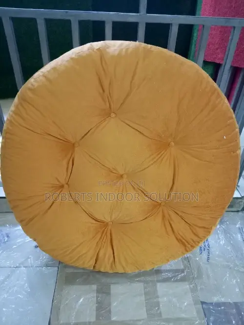 High-Density Round Floor Pillow