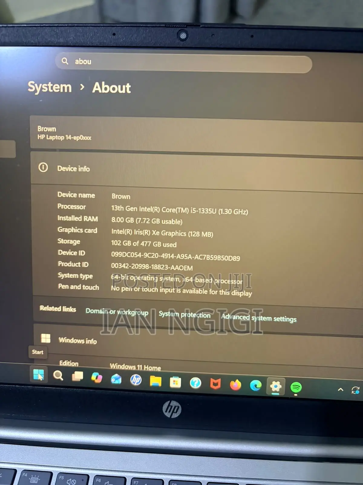 Laptop HP 14-ep0063 8GB Intel Core i5 SSD 500GB