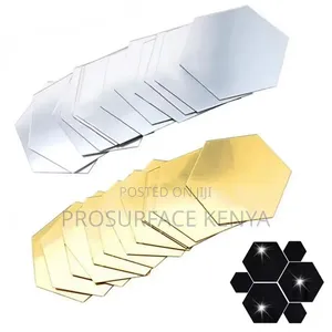 Hexagonal Mirrors for Modern Geometric Wall Décor