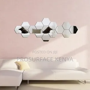Hexagonal Mirrors for Modern Geometric Wall Décor