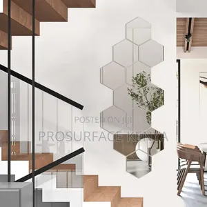 Hexagonal Wall Mirrors for Bedroom Decoration