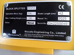 Masalta Block Splitter