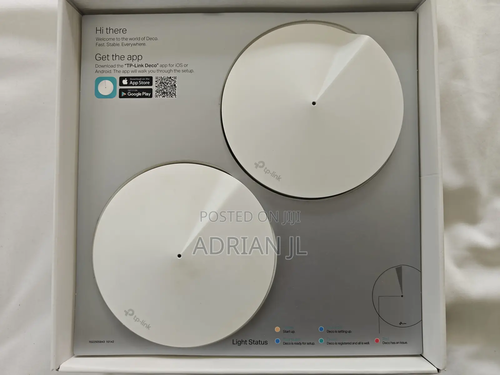TP-Link Deco M5 AC1300 Mesh Wi-Fi System (2-Pack), Free Wall Mount Kit