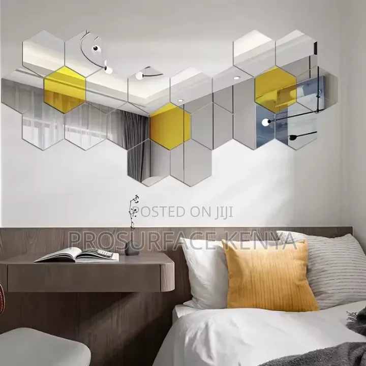 Modern Hexagonal Mirrors for Stylish Home Décor