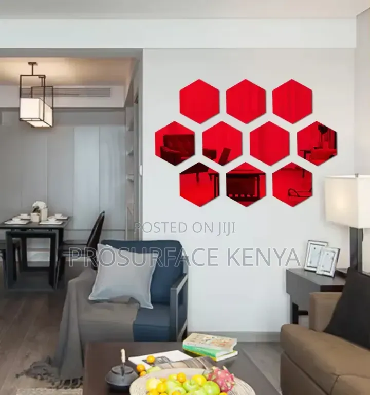 Modern Hexagonal Mirrors for Stylish Home Décor