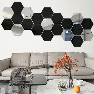 Hexagonal Mirror Set for Geometric Wall Arrangements