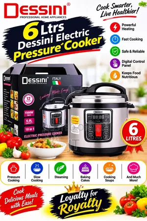 6Ltrs Dessini Electric Pressure Cooker