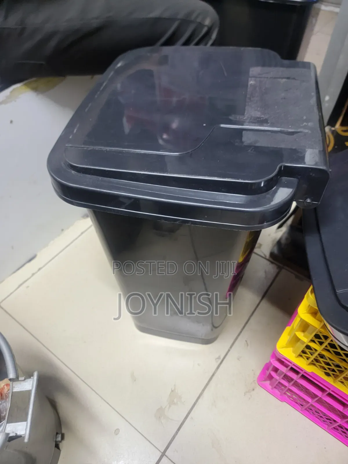 30 LTRS Pedal Bin Black