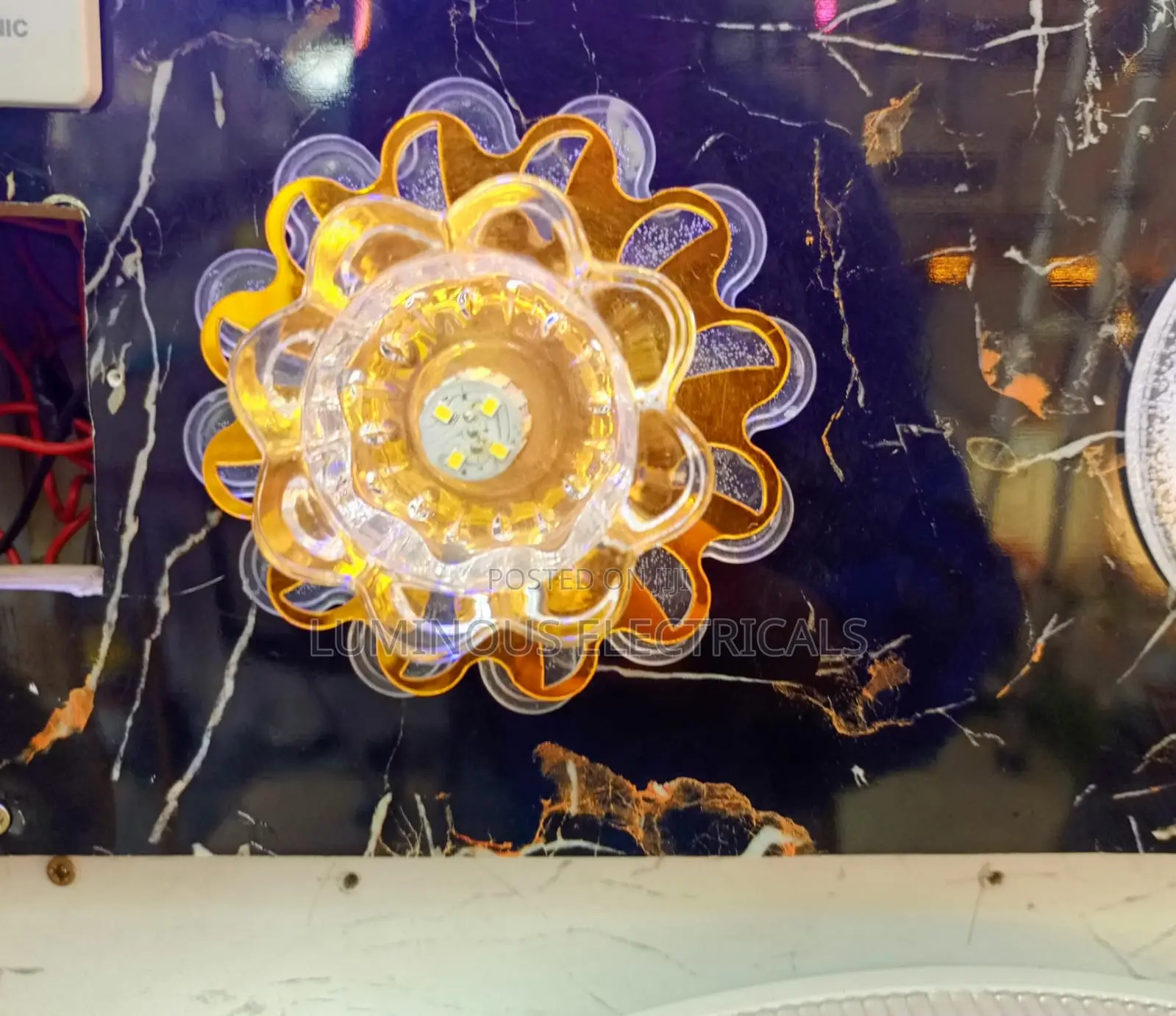 Luxury Crystal Lotus Flower LED Concealed Downlight