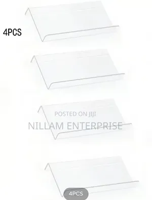 Acrylic Spice Rack Organizer 4pc Set