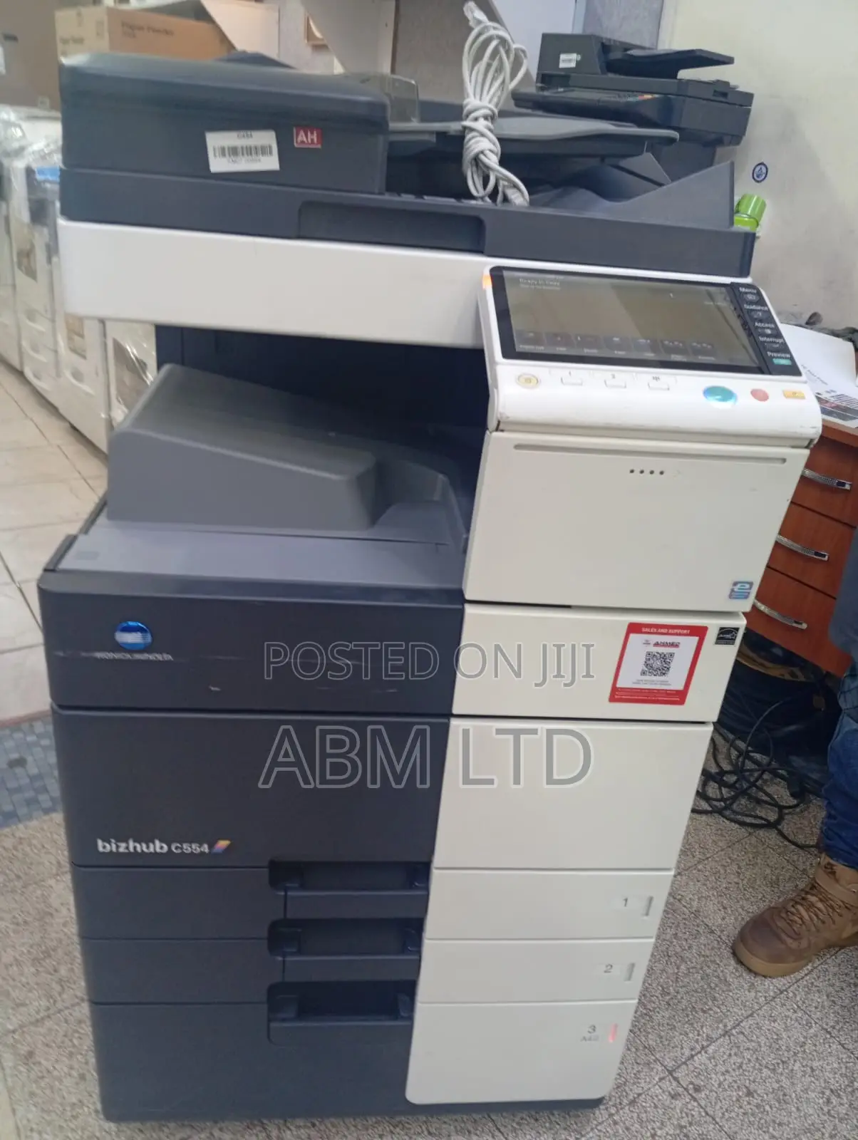 Konica Minolta C554 Color Laser MFP With Fiery
