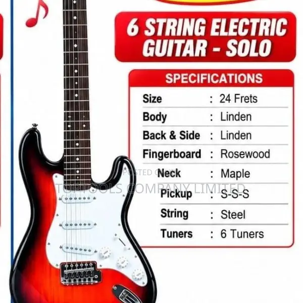 Premier Solo Electric Guitar 6string