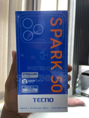 New Tecno Spark 50 128 GB Black